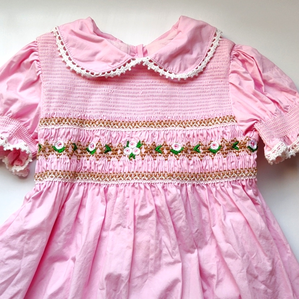 Pettigirl Pink Smocked Dress size 4T